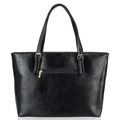 Torebka damska skórzana KEMER SOLIER LUNA Czarna - min. zamówienie 20 / 50 / 100 szt.