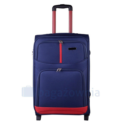 Średnia walizka WINGS 206 M Granatowa