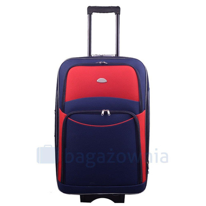 Mała kabinowa walizka PELLUCCI RGL 773 S Granatowo Czerwona