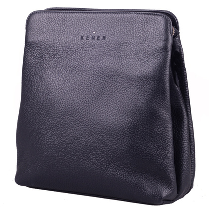 Torebka damska skórzana KEMER R 330 Czarna - min. zamówienie 20 / 50 / 100 szt.