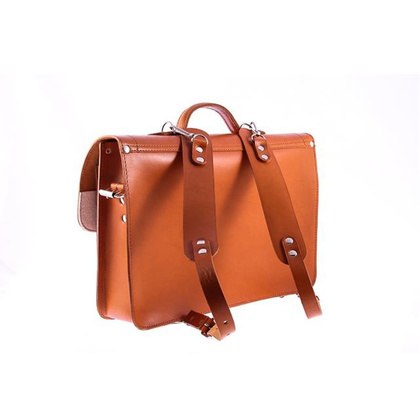 Teczka z funkcją plecaka KEMER VOOC Vintage P24 brąz