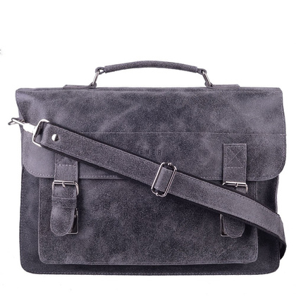 Torba skórzana KEMER TSM16 Antracyt - min. zamówienie 20 / 50 / 100 szt.