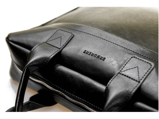 Męska torba na ramię laptop BRØDRENE b03 czarna - min. zamówienie 20 / 50 / 100 szt.