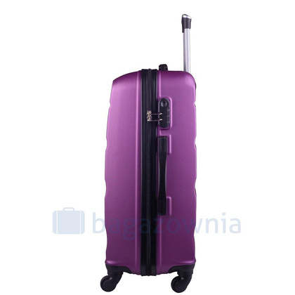 Średnia walizka WINGS AT01 M Fioletowa