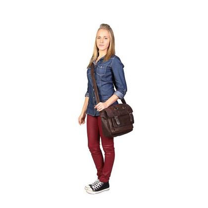 Torba unisex na ramię KEMER VOOC URBAN RDW3 czarny