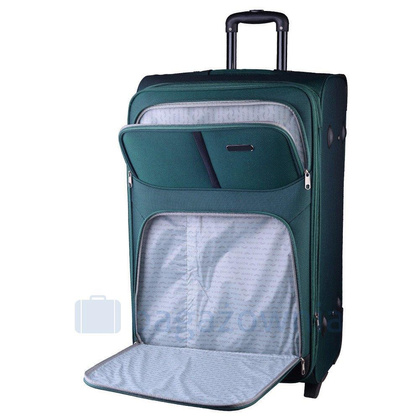 Duża walizka WINGS 206 L Zielona