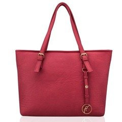 Torebka damska skórzana KEMER LUNA Czerwona - min. zamówienie 20 / 50 / 100 szt.