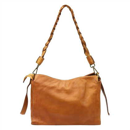 Torebki skórzane damskie VS 015 camel KEMER