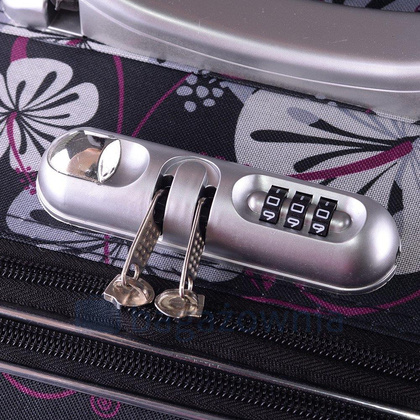 Zestaw Duża walizka PELLUCCI RGL 773 L + Kuferek L Granatowy