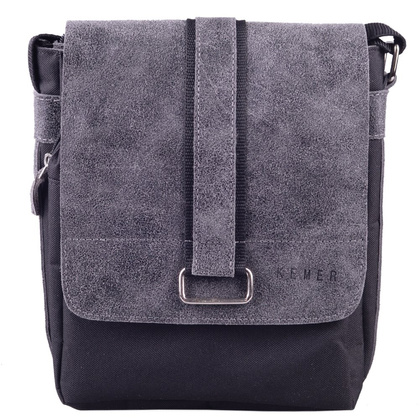 Torba skórzana KEMER TSM12/01 Antracyt / Czarny - min. zamówienie 20 / 50 / 100 szt.