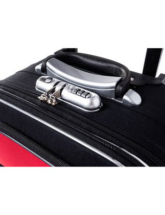 Zestaw walizek 3 walizek + Kuferek PELLUCCI RGL 773 Czarno szary