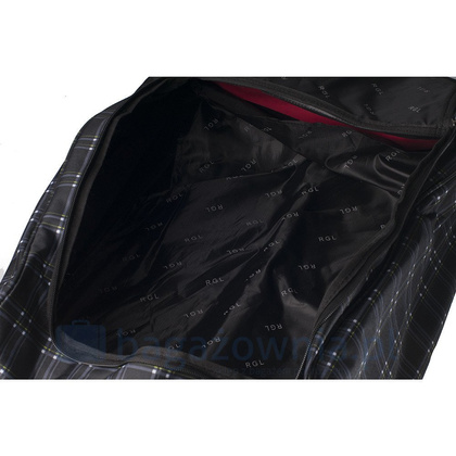 Torba podróżna na kołach PELLUCCI RGL B1 Czarno Szaro Pomarańczowa