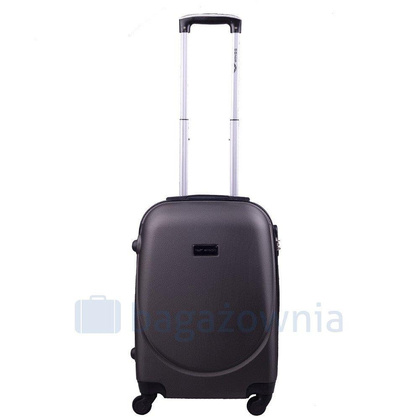 Mała kabinowa walizka WINGS 0912 S Ryanair Ciemno szara