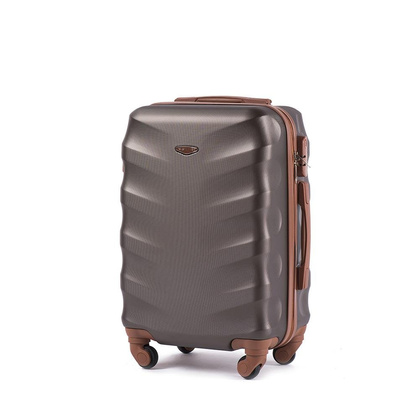 Mała kabinowa walizka WINGS 402 S Brązowa