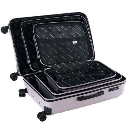 Zestaw 3 walizek WINGS HPE01-3 Hazy Lilac