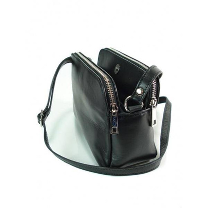 Listonoszka Vera Pelle  komory pojemna czarna  VP2K2N