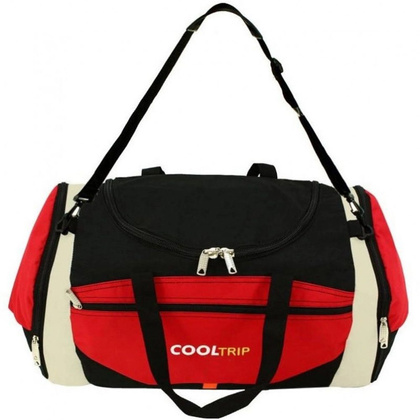 Torba podróżna podręczna PELLUCCI RGL M25D Czarno Szaro Turkusowa