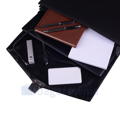 Teczka męska KEMER 271/M Czarna min. zamówienie 20 / 50 / 100 szt.