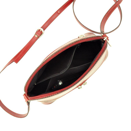 Mała torebka-kuferek, skóra naturalna PELLUCCI 510