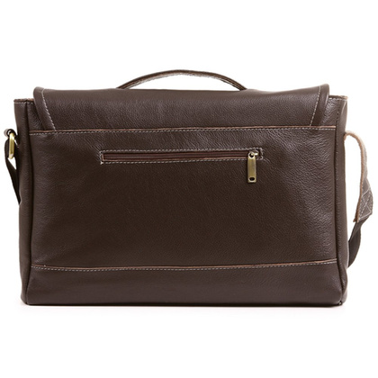 ELEGANCKA TORBA SKÓRZANA KEMER VOOC EP9 BRĄZOWA