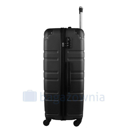 Średnia walizka 608 M Szara