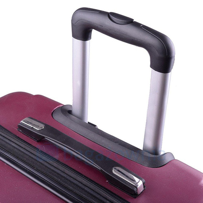 Średnia walizka WINGS 304 M Bordowa