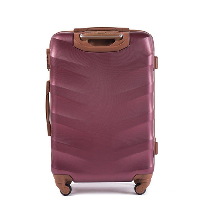 Średnia walizka WINGS 402 M Bordowa