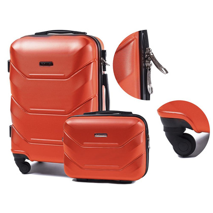 Mała kabinowa walizka WINGS 147 XS Pomarańczowa