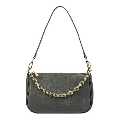 Torebka damska skórzana PELLUCCI 19-88 DOLLARO Popielata