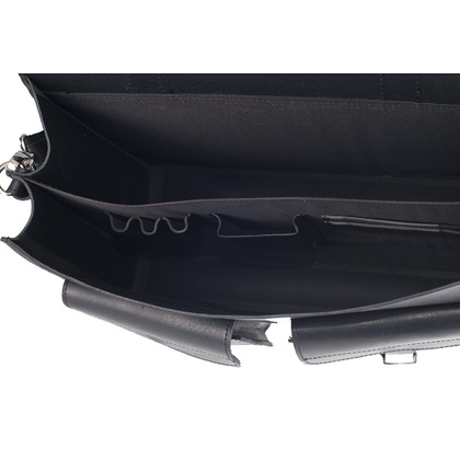 Teczka skórzana KEMER B 902/JUCHT Czarna