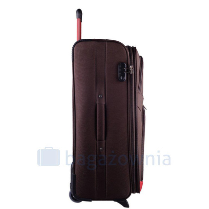 Średnia walizka WINGS 206 M Brązowa