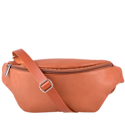 Nerka / Saszetka na biodra skórzana KEMER Camel