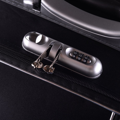 Mała kabinowa walizka PELLUCCI RGL 801 S Czarno Szara