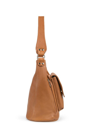 Torebka skórzana na ramię KEMER VOOC EP20 Camel