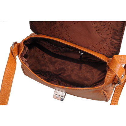 Torebka damska skórzana BELLUCCI  R226 Ruda - min. zamówienie 20 / 50 / 100 szt.