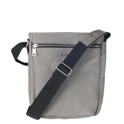 Torba skórzana KEMER S6 Ciemno szara - min. zamówienie 20 / 50 / 100 szt.