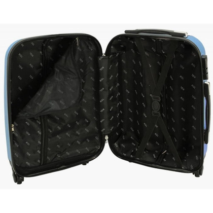 Mała kabinowa walizka PELLUCCI RGL 790 S Srebrna