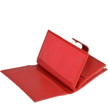 Portfel damski skórzany KEMER P13 Czerwony
