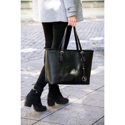 Torebka damska skórzana KEMER SOLIER LUNA Granatowa - min. zamówienie 20 / 50 / 100 szt.