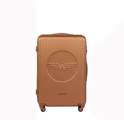 Mała kabinowa walizka WINGS SWL 01 S Brązowa