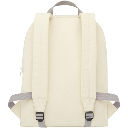 Pheebs plecak z powtórnie przetworzonej bawełny i poliestru, 210 g/m² beżowy