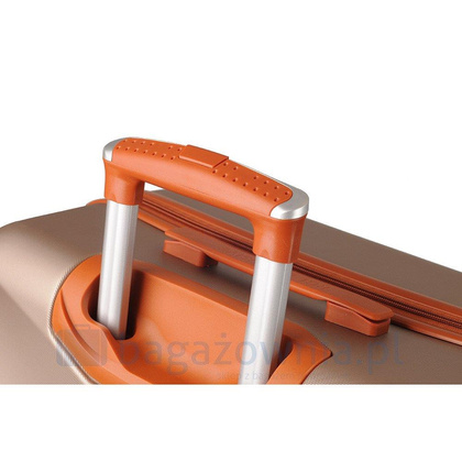 Mała walizka KEMER RGL EXCLUSIVE 6881 S Złoto brązowa