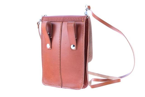 Paszportówka skóra 2w1 KEMER VOOC Vintage P19 koniak