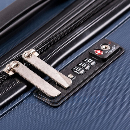 Zestaw 3 walizek WINGS PP05 Granatowe