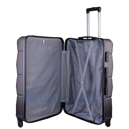 Duża walizka WINGS 147L Czarny