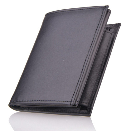 Portfel męski skórzany KEMER P4L Czarny