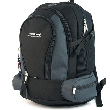 Plecak sportowy KEMER S78 Czarno Szary - min. zamówienie 20 / 50 / 100 szt.