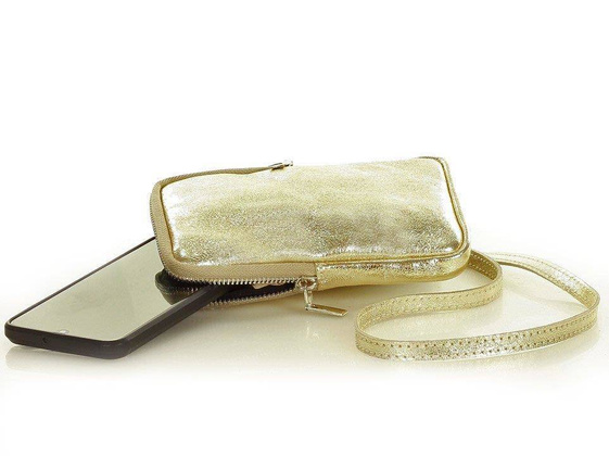 MARCO MAZZINI Etui na smartfona złoty - min. zamówienie 20 / 50 / 100 szt.