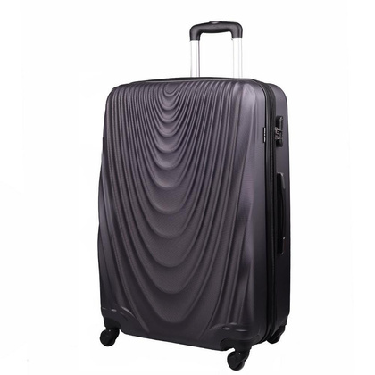 Duża walizka WINGS 304 L Szara