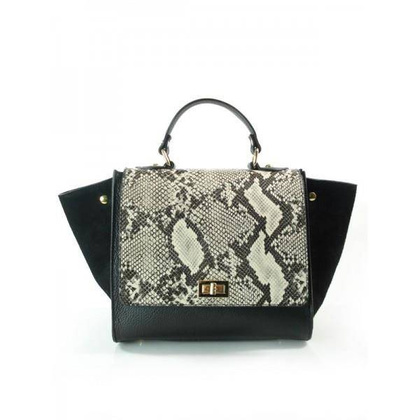 TOREBKA KUFEREK SKÓRZANY  VERA PELLE  PYTON  CEL99NP